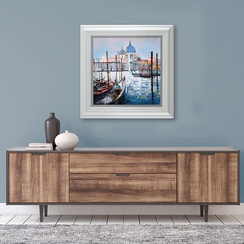 Venetian Vista by Tom Butler - Paper on Board wall setting
