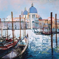 Venetian Vista by Tom Butler - Paper on Board sized 16x16 inches. Available from Whitewall Galleries