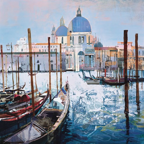 Venetian Vista by Tom Butler - Paper on Board